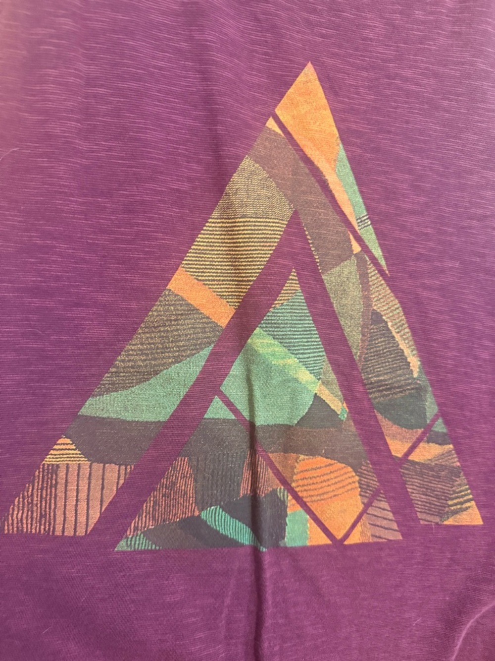 Prana Purple Graphic Tank Top - Picture 2 of 4